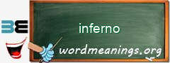 WordMeaning blackboard for inferno